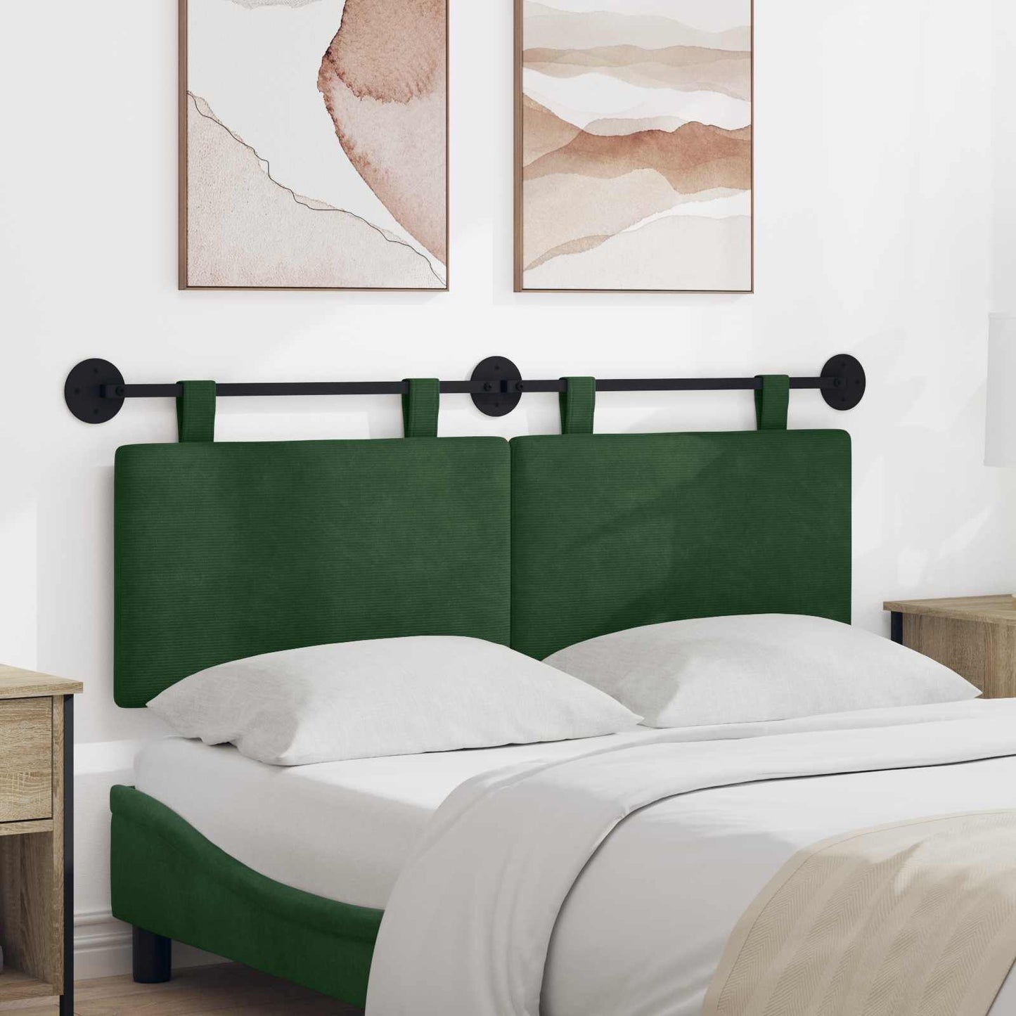 Hangend hoofdbord Jungle Groen Katoen Stof is nu te koop bij PeponiXL, paradijselijk wonen!