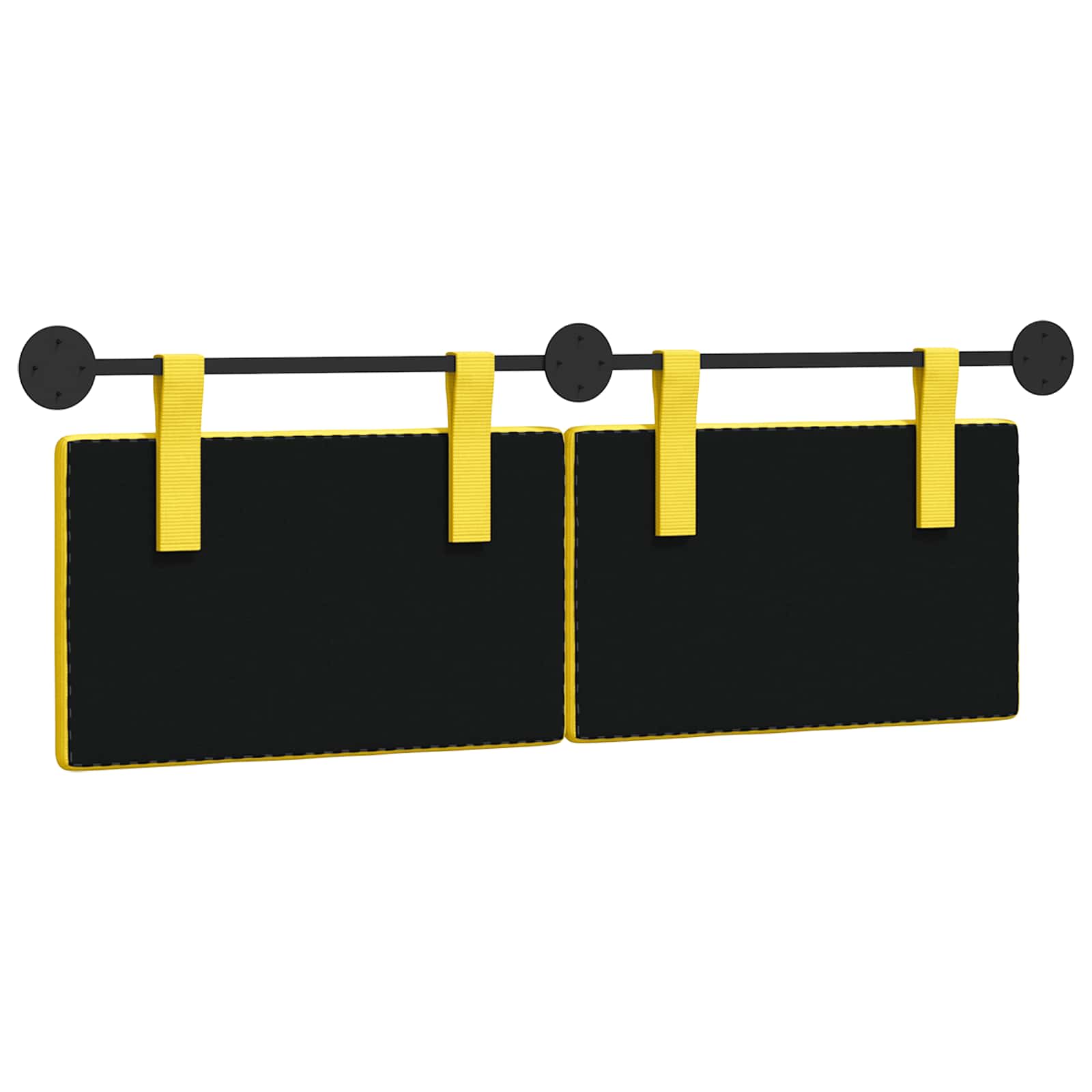 Hangend hoofdbord Lichtgeel Katoen Stof is nu te koop bij PeponiXL, paradijselijk wonen!