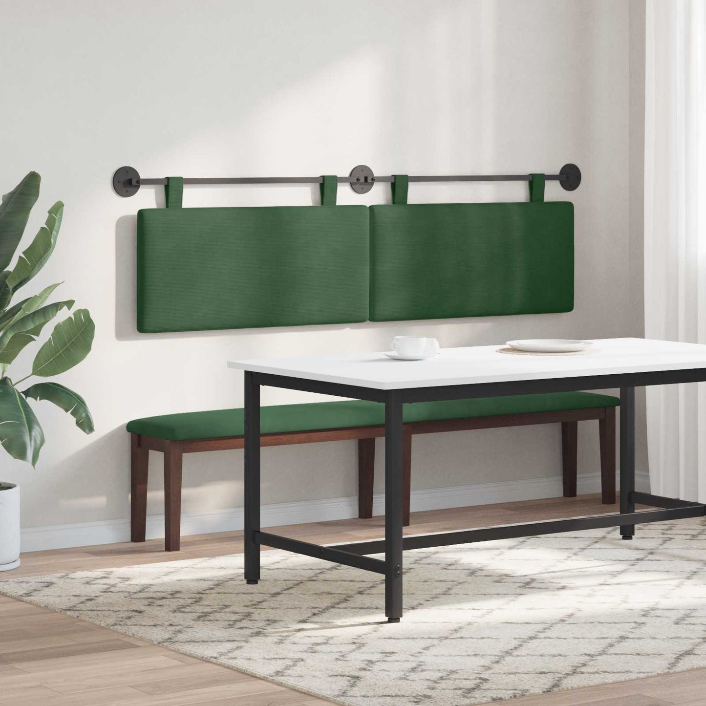 Hangend hoofdbord Jungle Groen Katoen Stof is nu te koop bij PeponiXL, paradijselijk wonen!