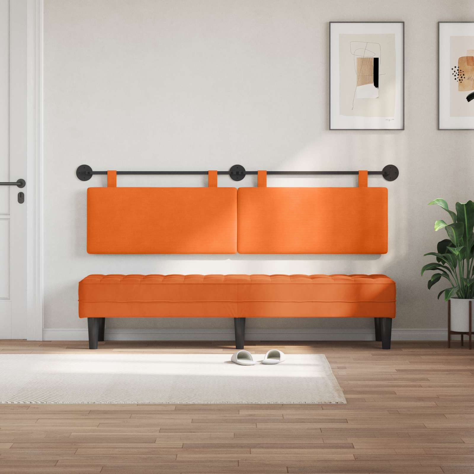 Hangend hoofdbord Katoen Stof is nu te koop bij PeponiXL, paradijselijk wonen!