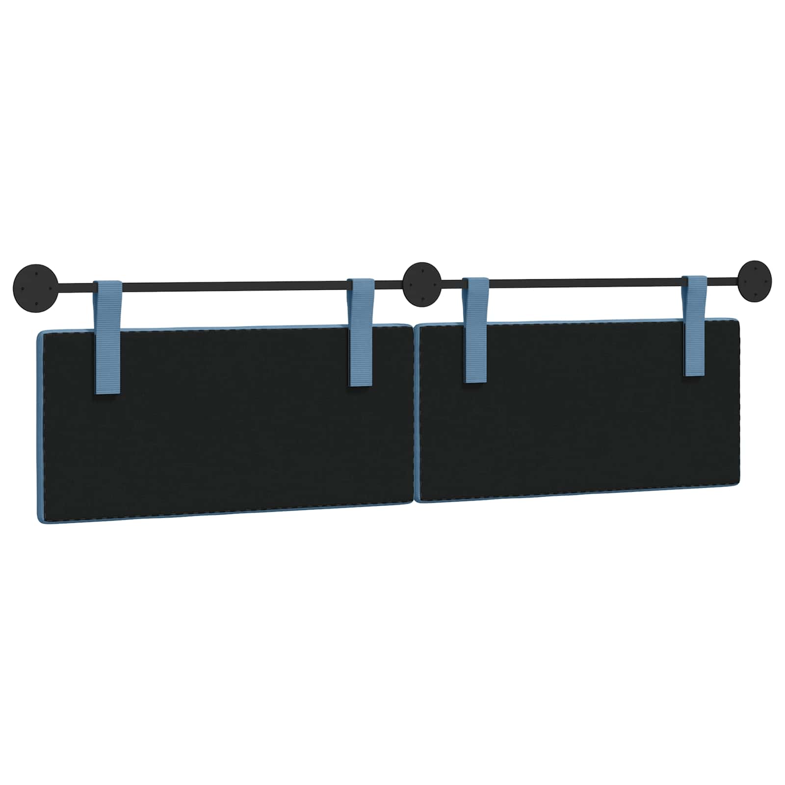 Hangend hoofdbord Blauw Katoen Stof is nu te koop bij PeponiXL, paradijselijk wonen!