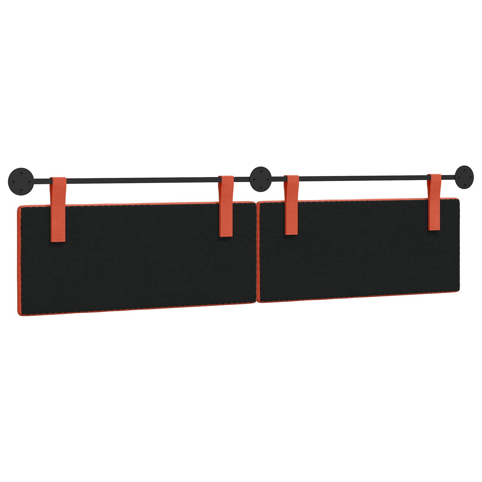 Hangend hoofdbord Rood-oranje Katoen Stof is nu te koop bij PeponiXL, paradijselijk wonen!
