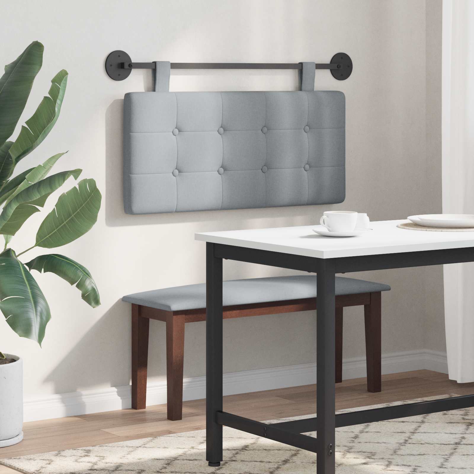 Hangend hoofdbord Stof is nu te koop bij PeponiXL, paradijselijk wonen!