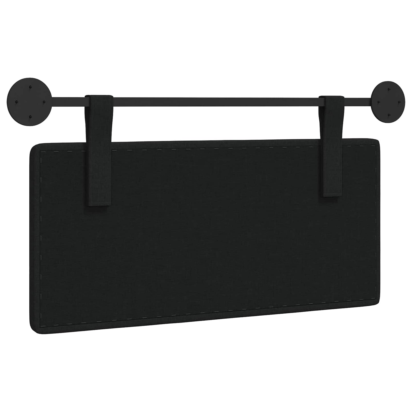 Hangend hoofdbord Zwart Stof is nu te koop bij PeponiXL, paradijselijk wonen!