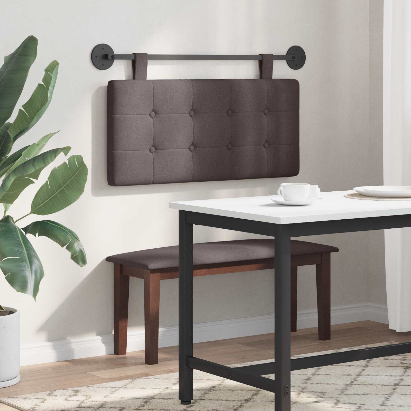 Hangend hoofdbord Stof is nu te koop bij PeponiXL, paradijselijk wonen!