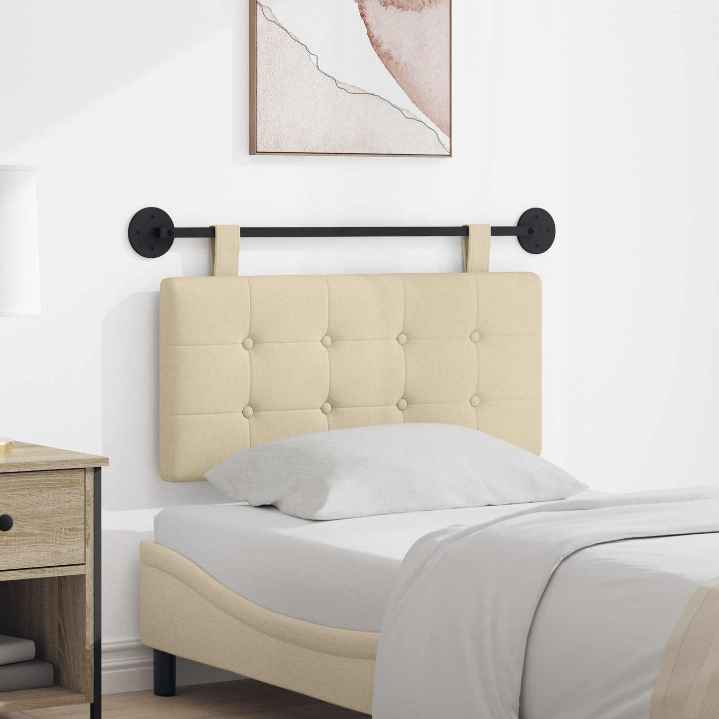 Hangend hoofdbord Stof is nu te koop bij PeponiXL, paradijselijk wonen!