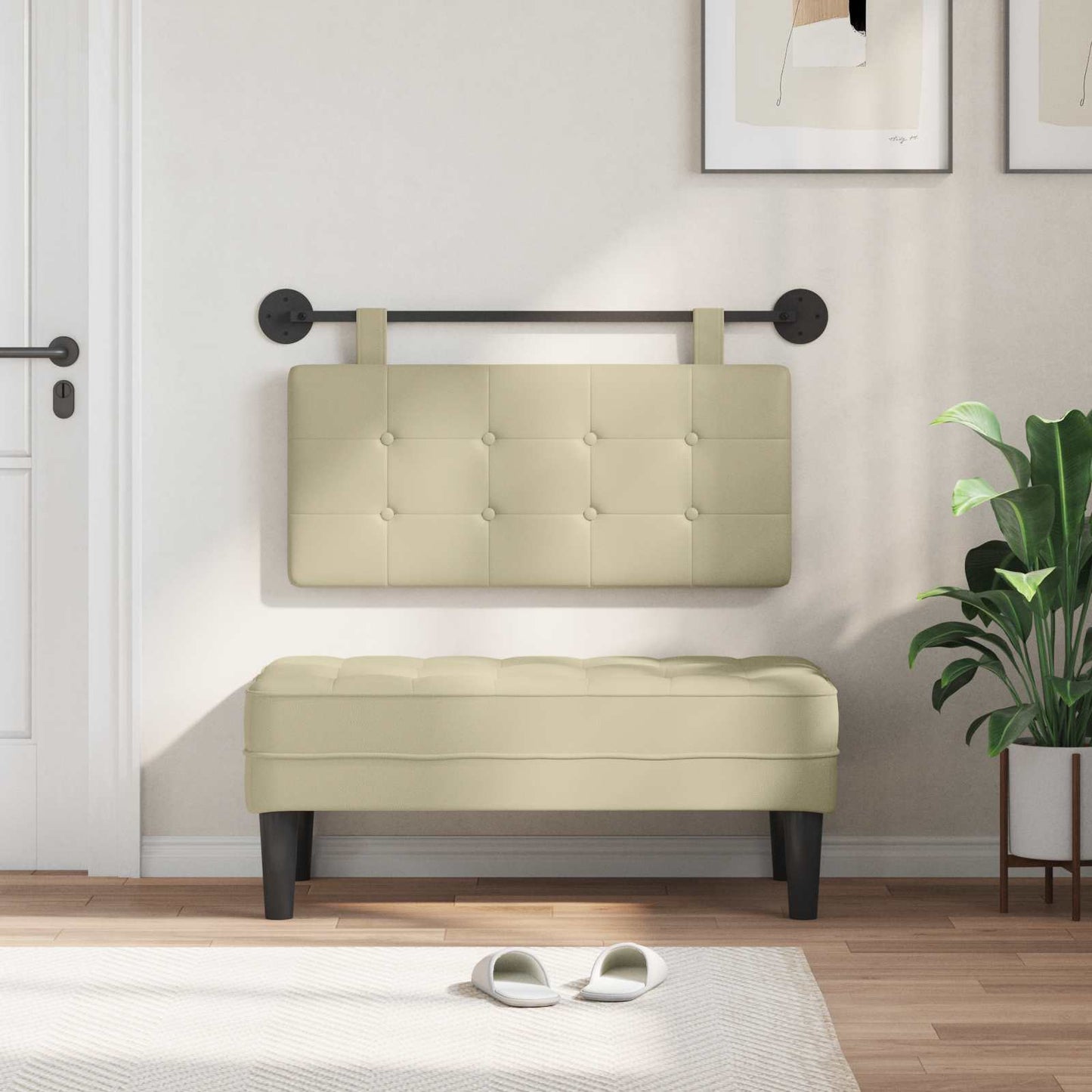 Hangend hoofdbord Kunstleer is nu te koop bij PeponiXL, paradijselijk wonen!