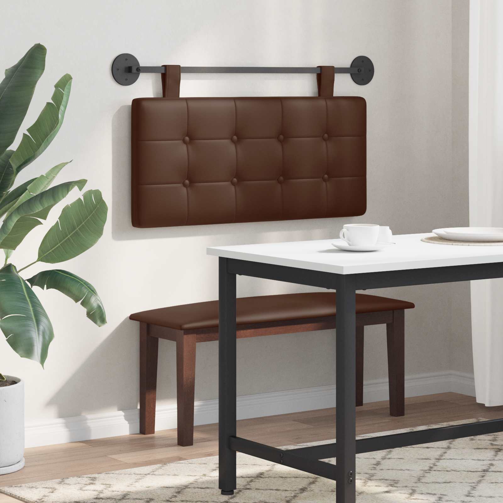 Hangend hoofdbord Kunstleer is nu te koop bij PeponiXL, paradijselijk wonen!
