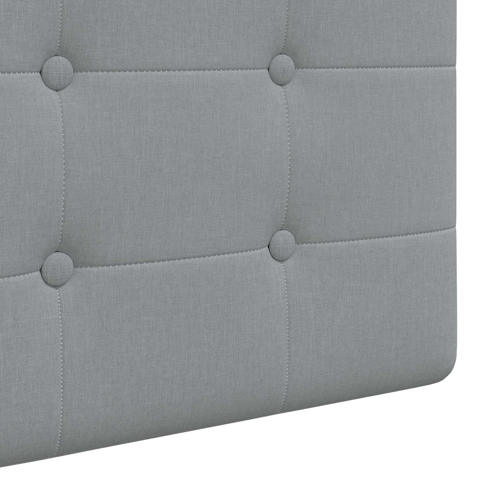 Hangend hoofdbord Lichtgrijs Stof is nu te koop bij PeponiXL, paradijselijk wonen!