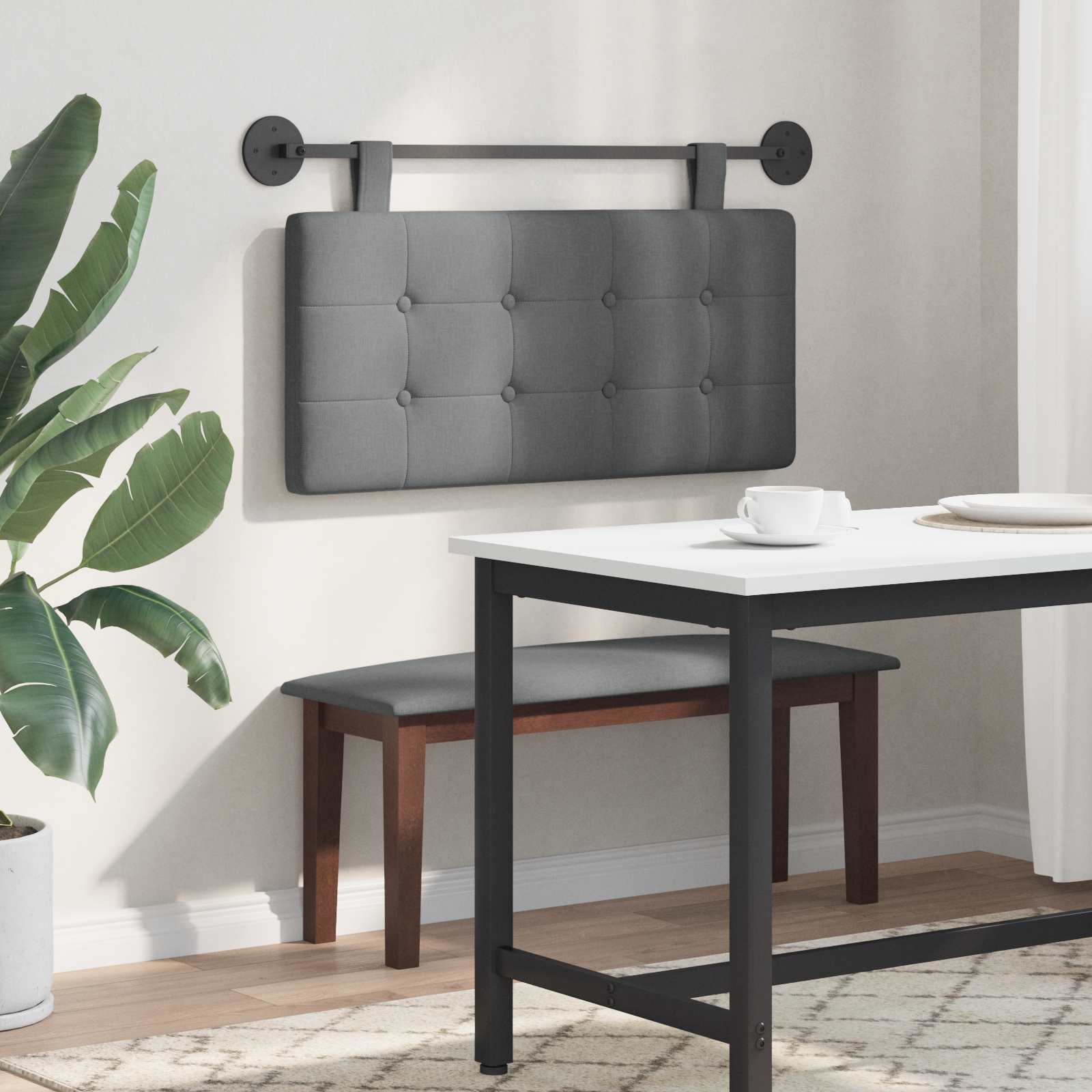 Hangend hoofdbord Stof is nu te koop bij PeponiXL, paradijselijk wonen!