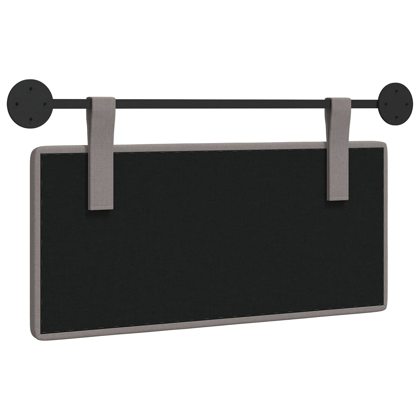 Hangend hoofdbord Taupe Stof is nu te koop bij PeponiXL, paradijselijk wonen!