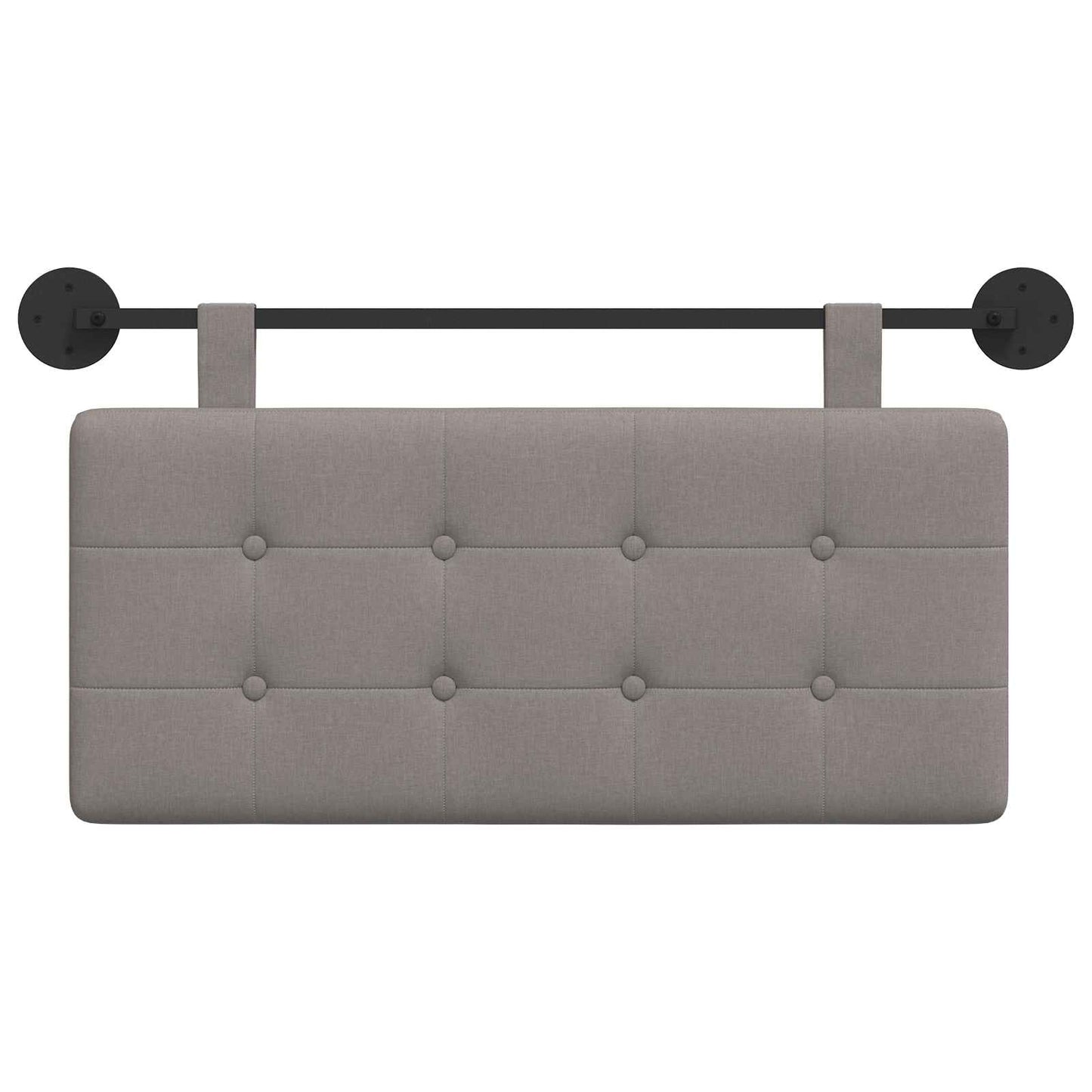 Hangend hoofdbord Taupe Stof is nu te koop bij PeponiXL, paradijselijk wonen!