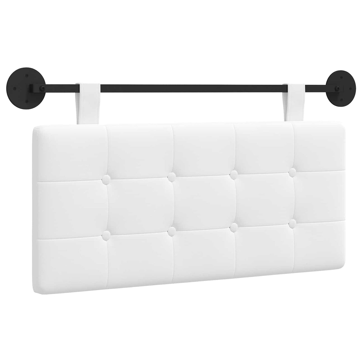 Hangend hoofdbord Wit Stof is nu te koop bij PeponiXL, paradijselijk wonen!