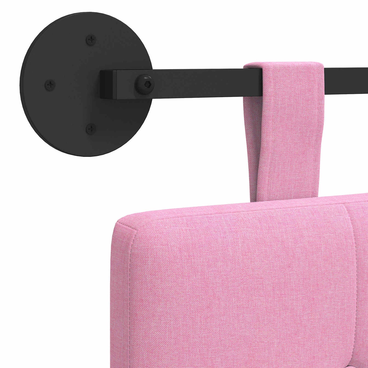 Hangend hoofdbord Roze Stof is nu te koop bij PeponiXL, paradijselijk wonen!