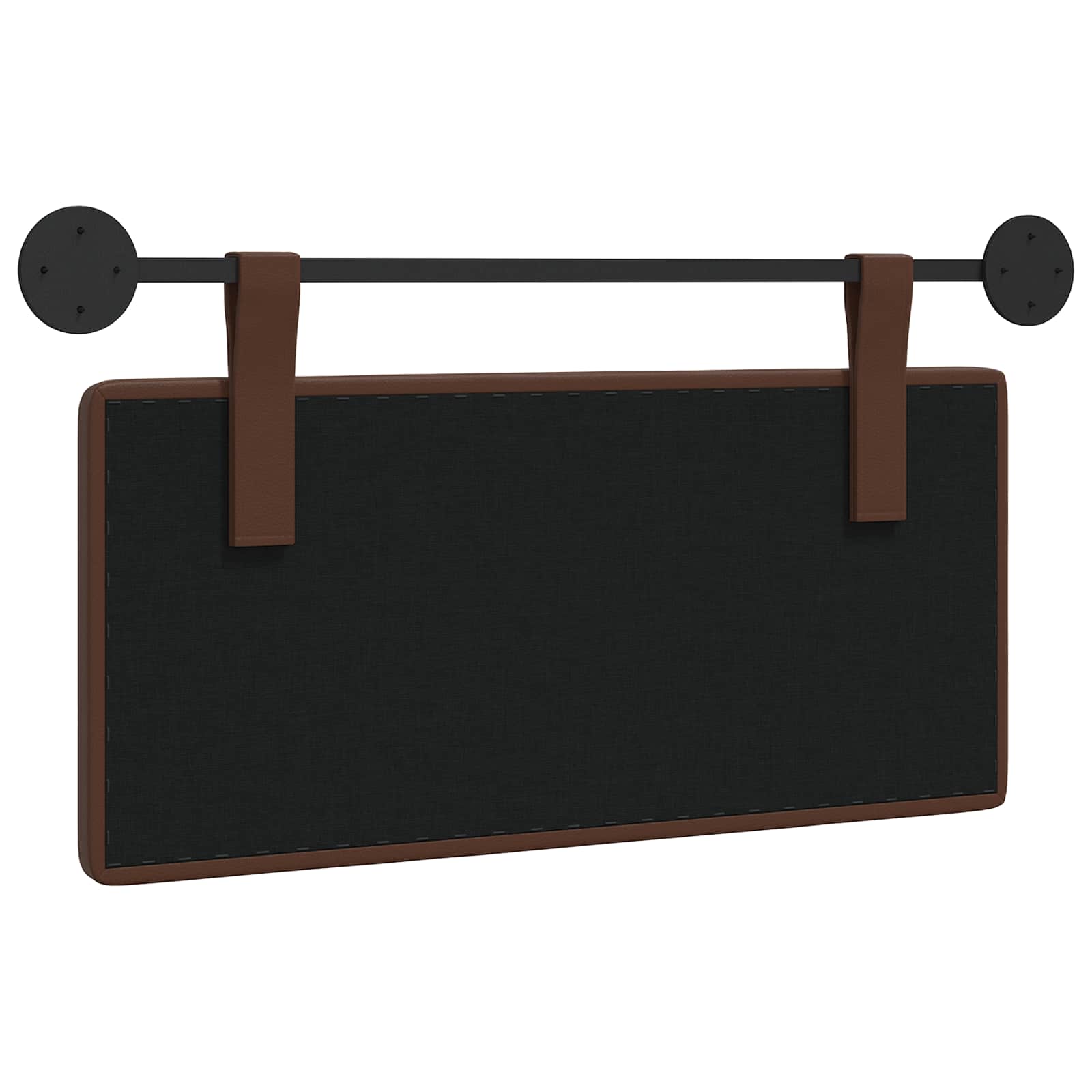 Hangend Hoofdeinde Bruin 100 x 55 x 5 cm Nep Leer is nu te koop bij PeponiXL, paradijselijk wonen!