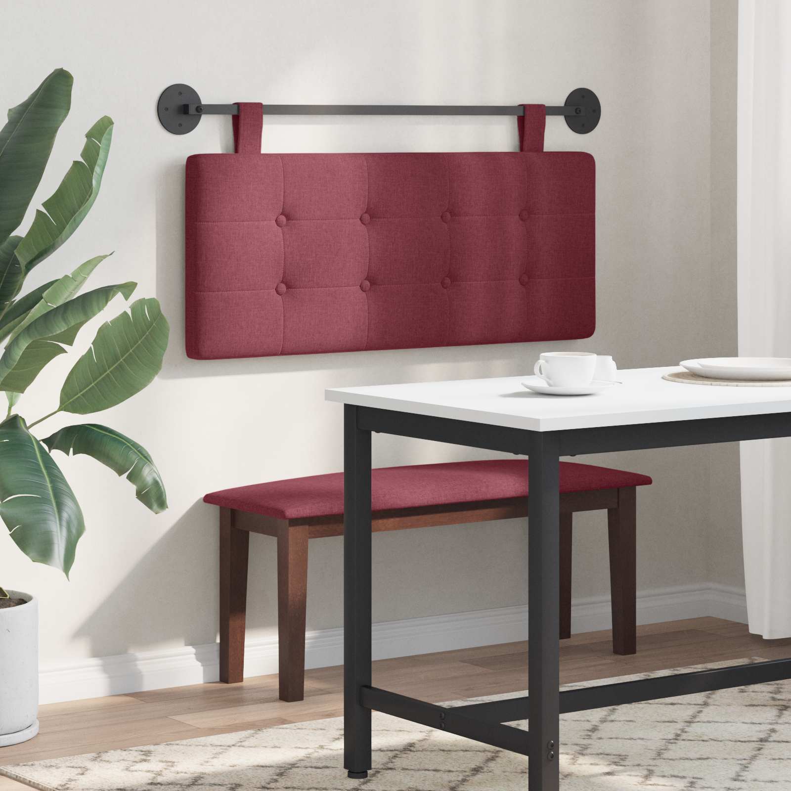 Hangend hoofdbord Stof is nu te koop bij PeponiXL, paradijselijk wonen!