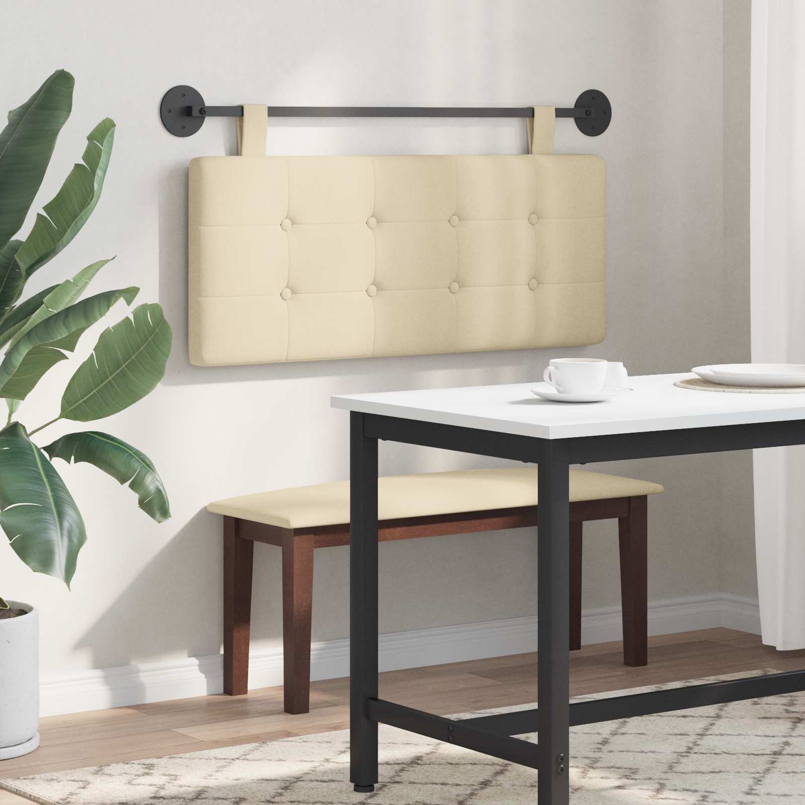 Hangend hoofdbord Stof is nu te koop bij PeponiXL, paradijselijk wonen!
