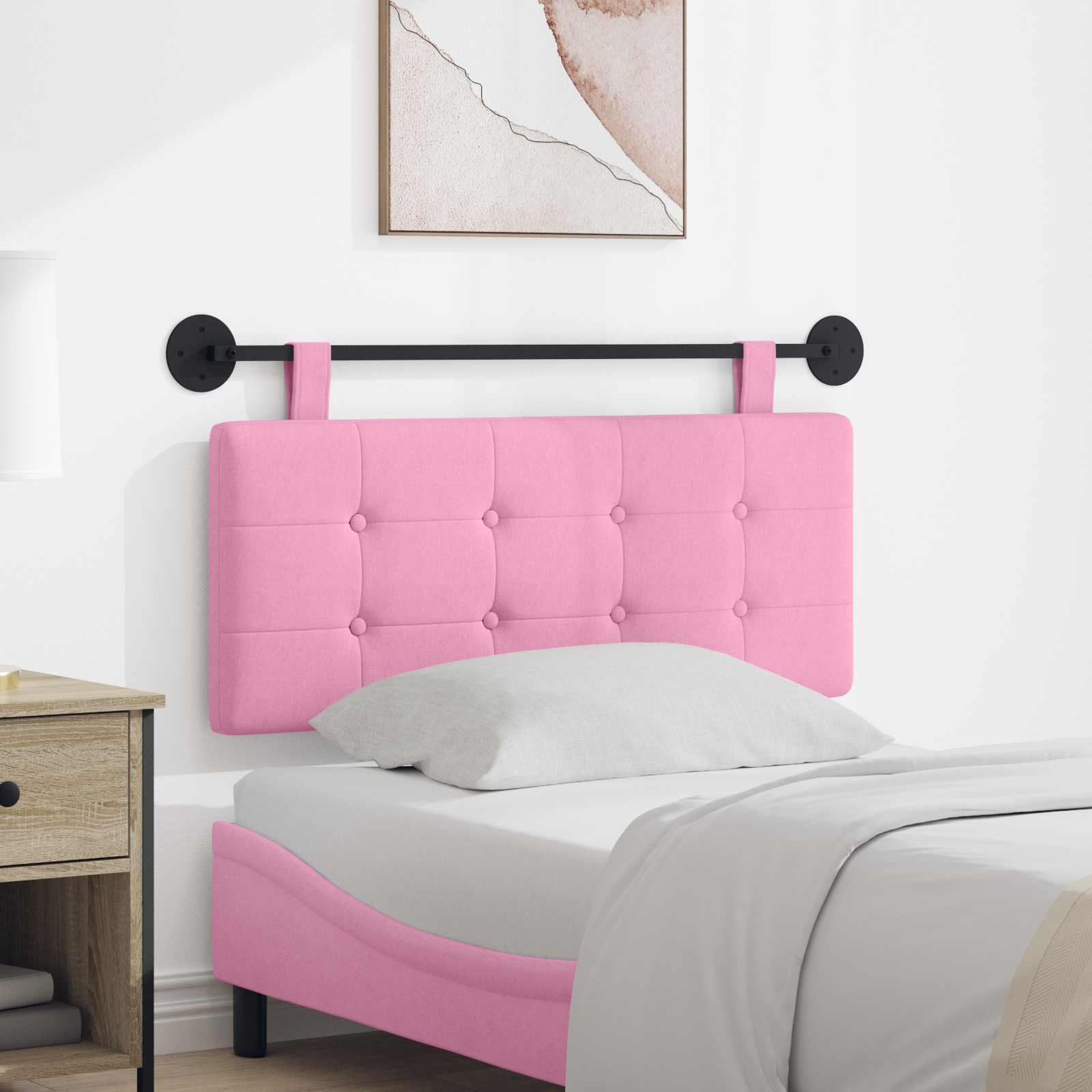 Hangend hoofdbord Stof is nu te koop bij PeponiXL, paradijselijk wonen!