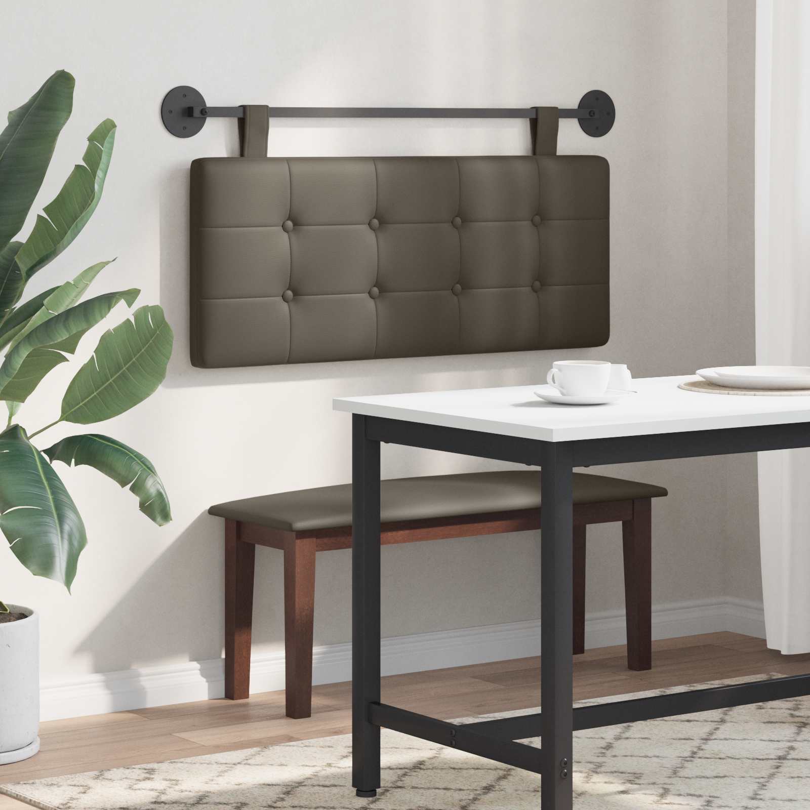 Hangend hoofdbord Kunstleer is nu te koop bij PeponiXL, paradijselijk wonen!