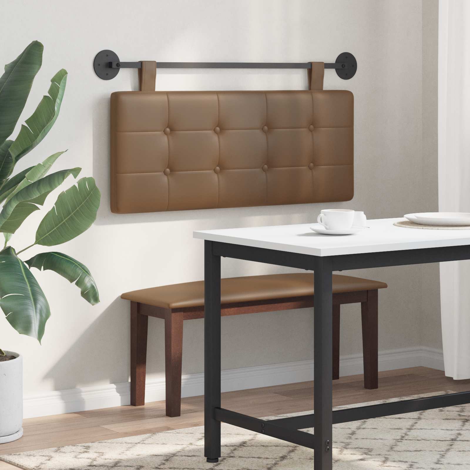 Hangend hoofdbord Kunstleer is nu te koop bij PeponiXL, paradijselijk wonen!