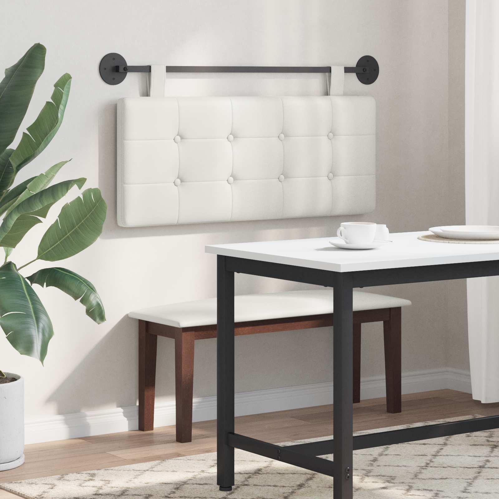 Hangend hoofdbord Kunstleer is nu te koop bij PeponiXL, paradijselijk wonen!