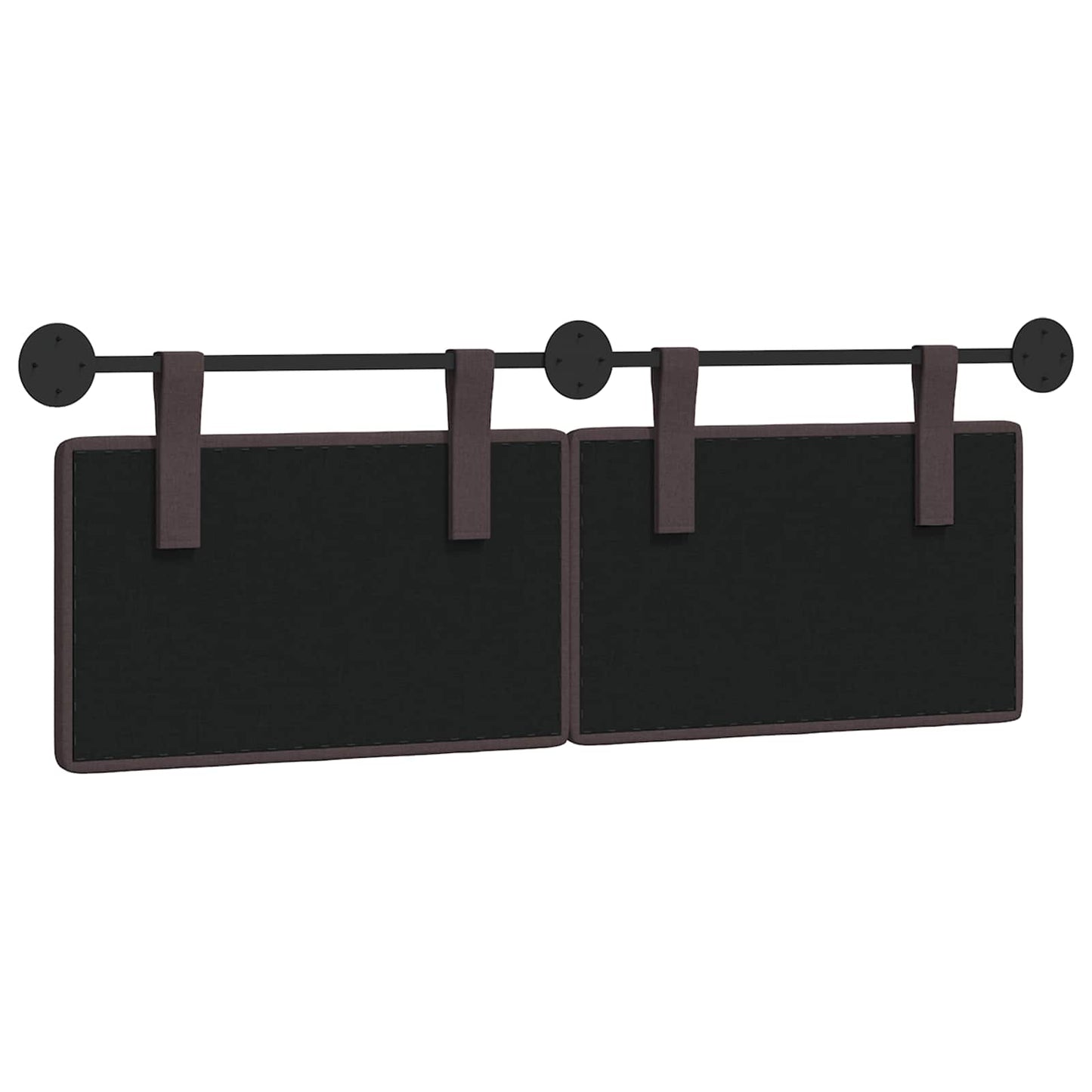 Hangend hoofdbord Donkerbruin Stof is nu te koop bij PeponiXL, paradijselijk wonen!