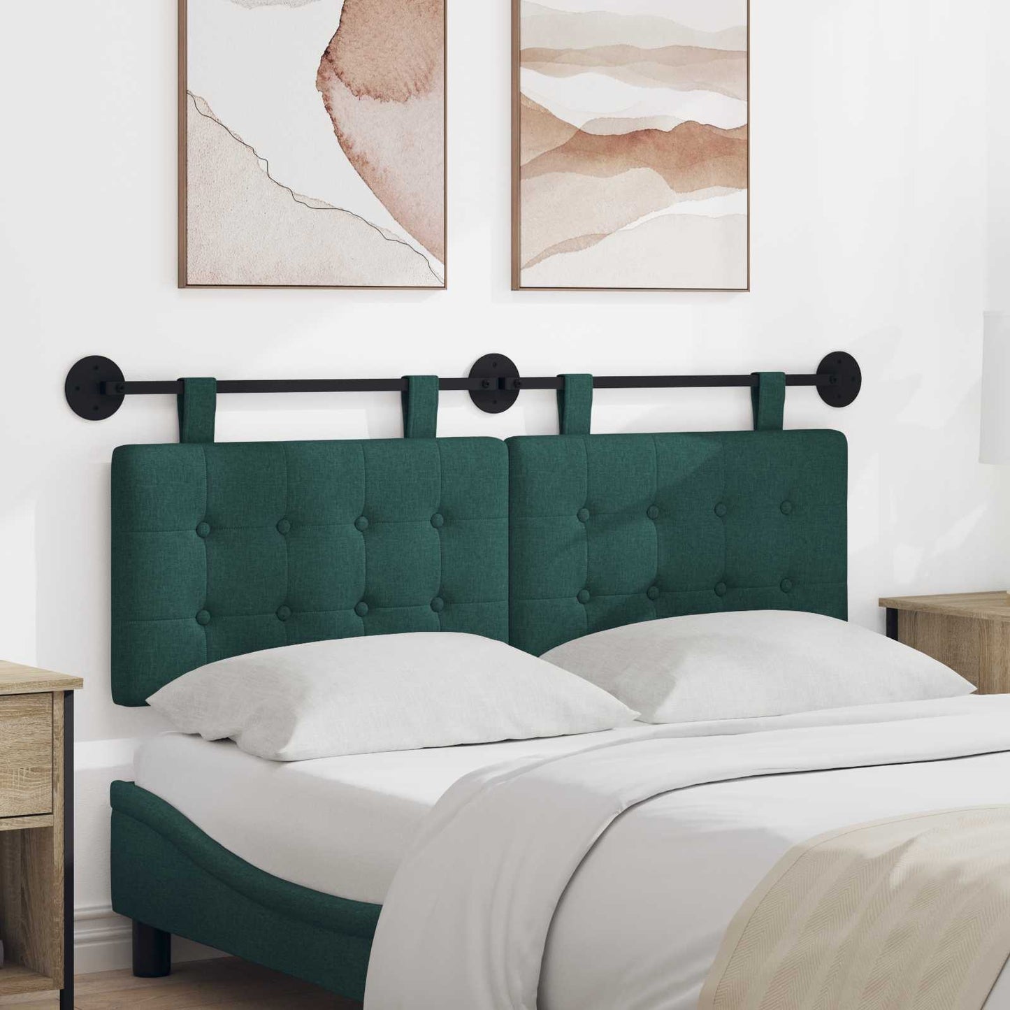 Hangend hoofdbord Stof is nu te koop bij PeponiXL, paradijselijk wonen!