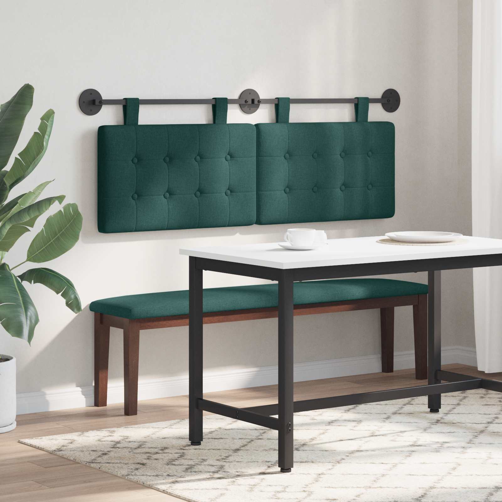 Hangend hoofdbord Stof is nu te koop bij PeponiXL, paradijselijk wonen!