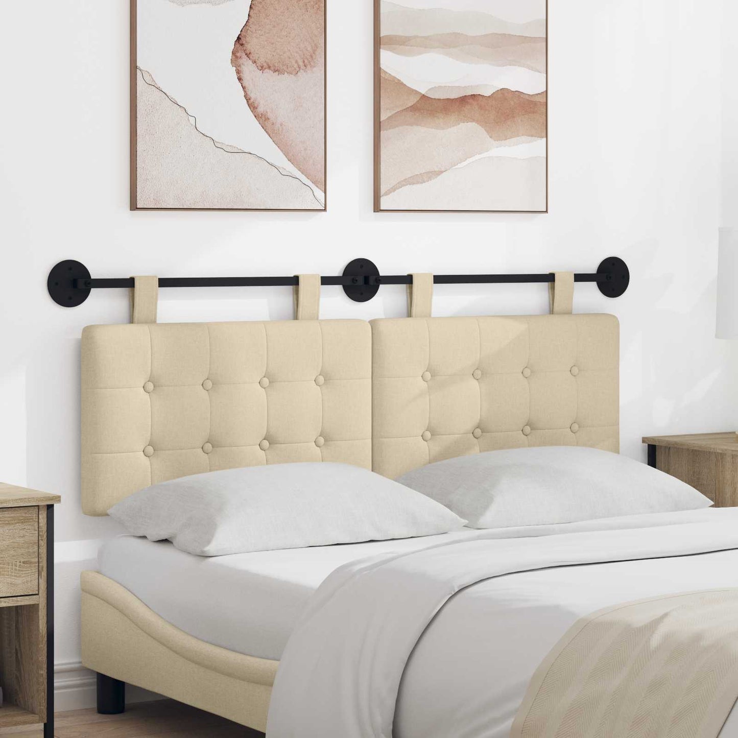Hangend hoofdbord Stof is nu te koop bij PeponiXL, paradijselijk wonen!