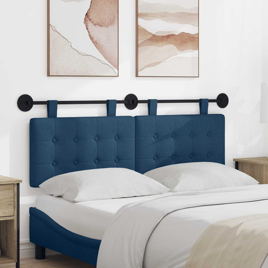 Hangend hoofdbord Blauw Stof is nu te koop bij PeponiXL, paradijselijk wonen!