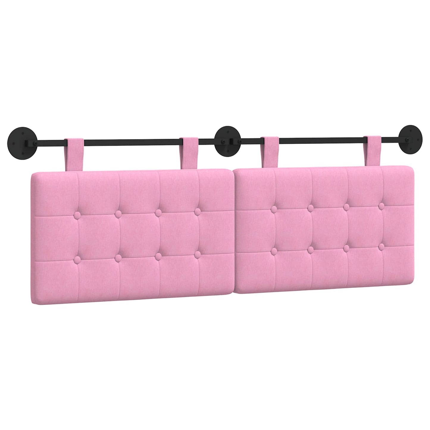 Hangend hoofdbord Roze Stof is nu te koop bij PeponiXL, paradijselijk wonen!