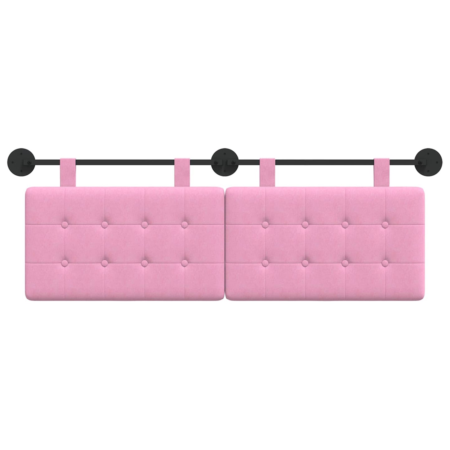 Hangend hoofdbord Roze Stof is nu te koop bij PeponiXL, paradijselijk wonen!