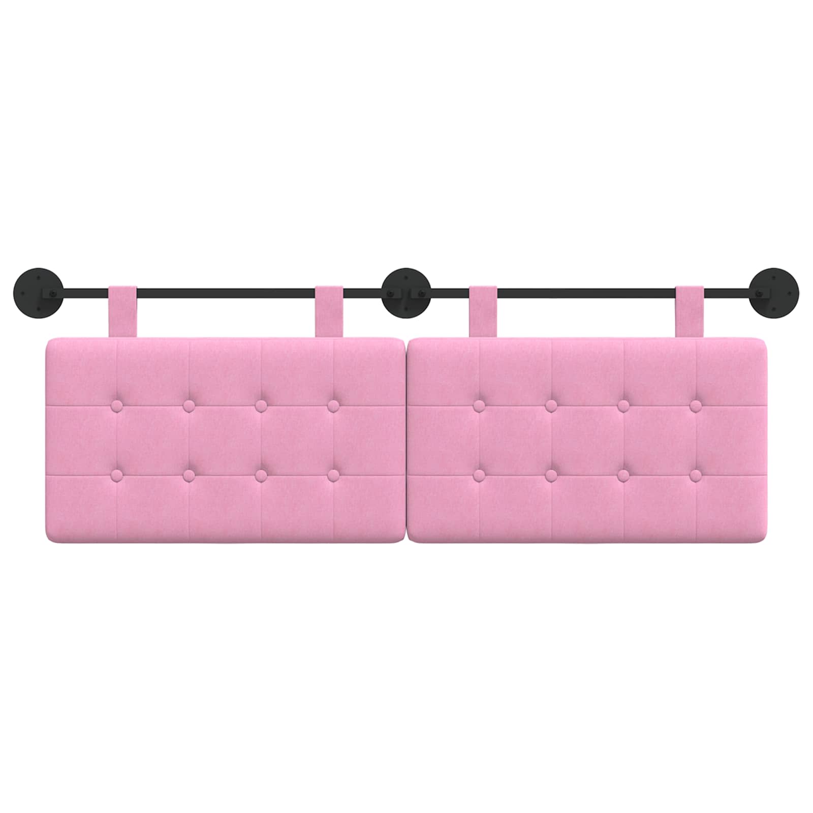 Hangend hoofdbord Roze Stof is nu te koop bij PeponiXL, paradijselijk wonen!