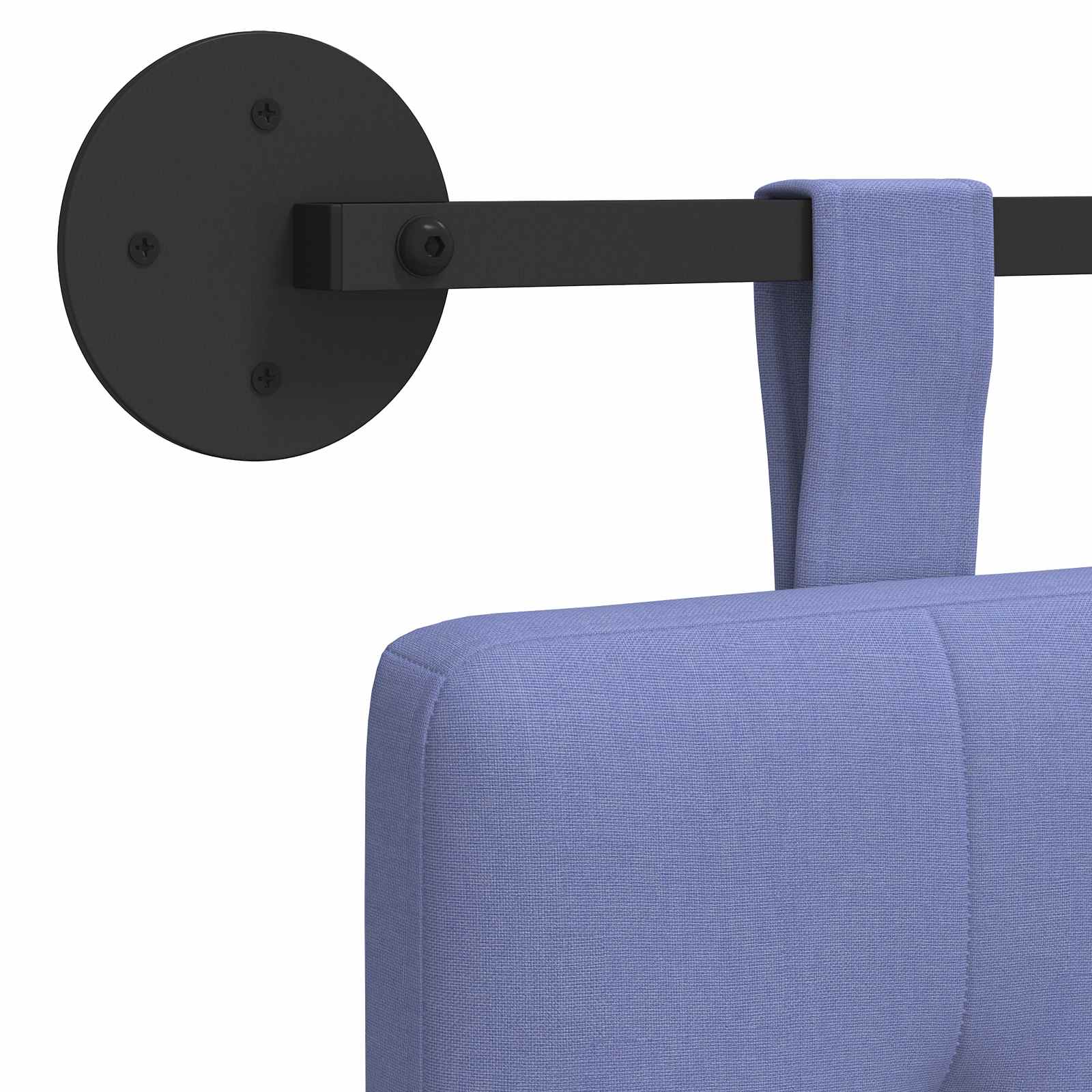 Hangend hoofdbord Jeans Blauw Stof is nu te koop bij PeponiXL, paradijselijk wonen!