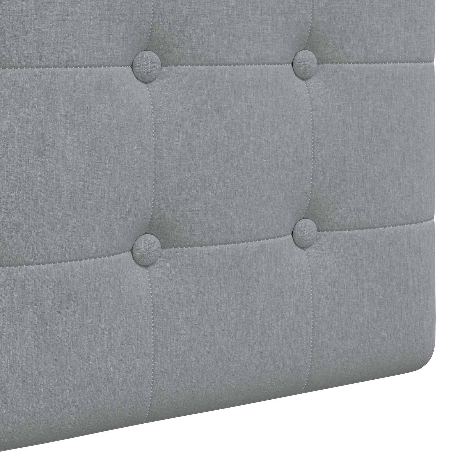 Hangend Hoofdeinde Lichtgrijs 150 x 55 x 5 cm Stof is nu te koop bij PeponiXL, paradijselijk wonen!