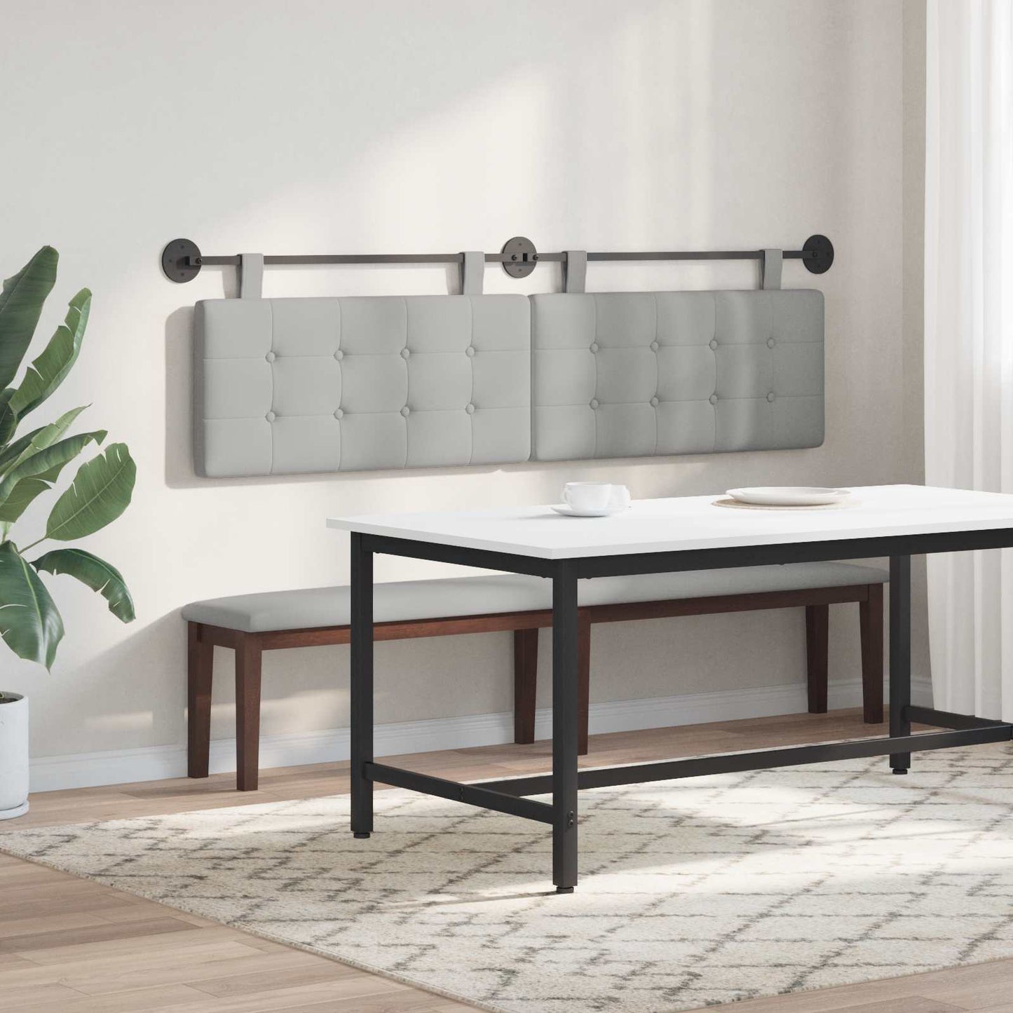 Hangend hoofdbord Stof is nu te koop bij PeponiXL, paradijselijk wonen!