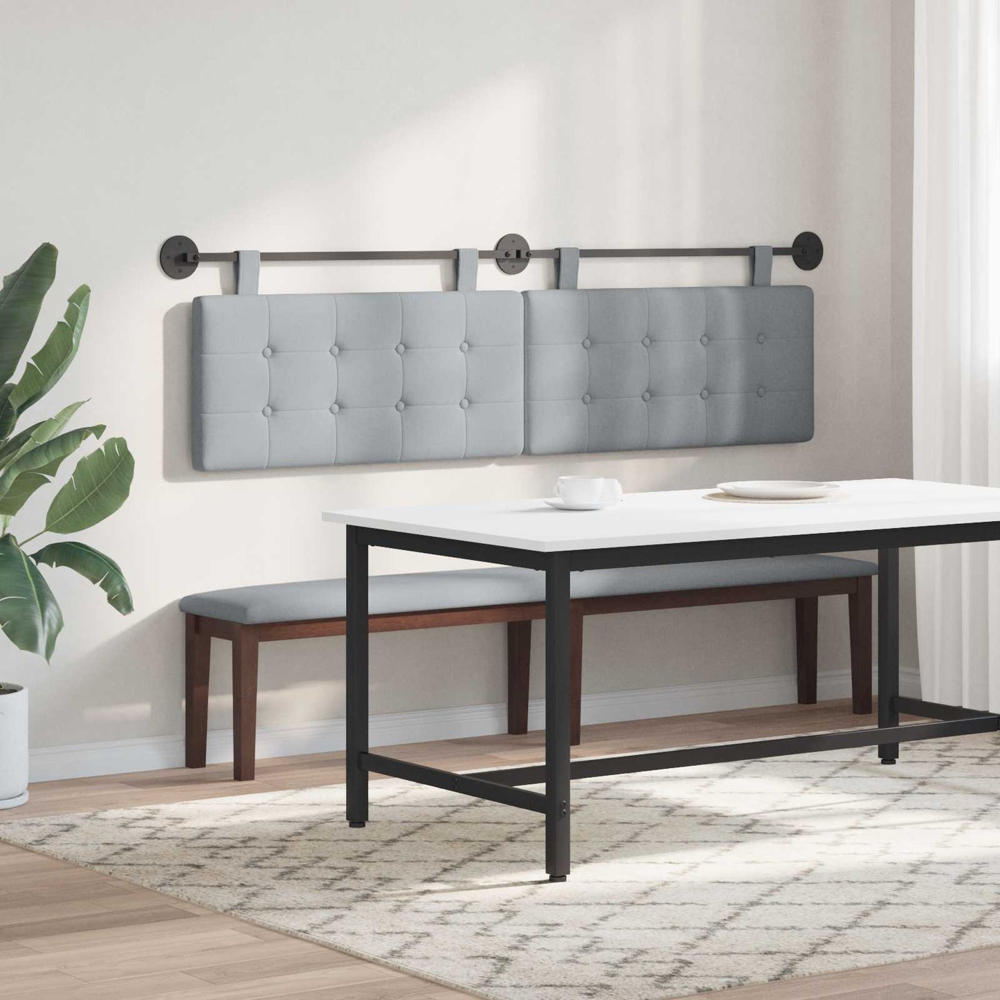 Hangend hoofdbord Stof is nu te koop bij PeponiXL, paradijselijk wonen!