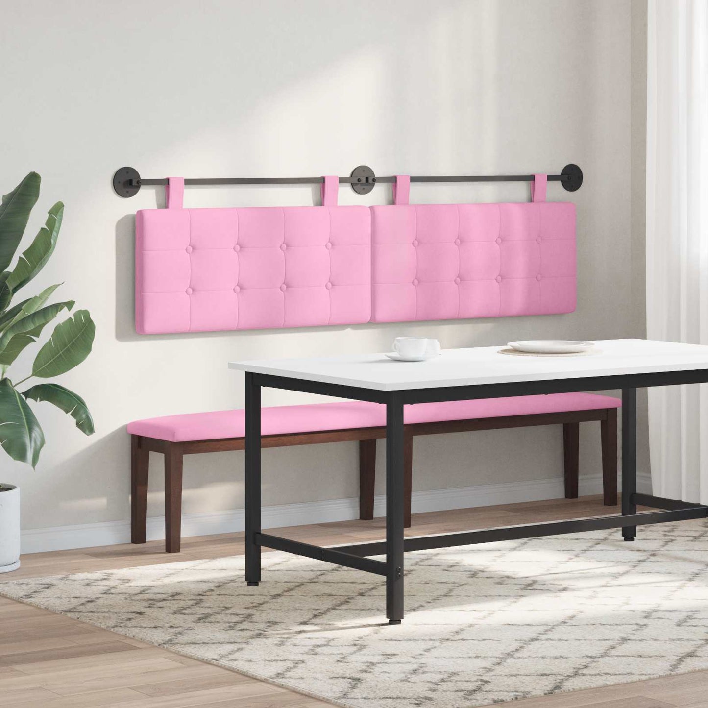 Hangend hoofdbord Stof is nu te koop bij PeponiXL, paradijselijk wonen!