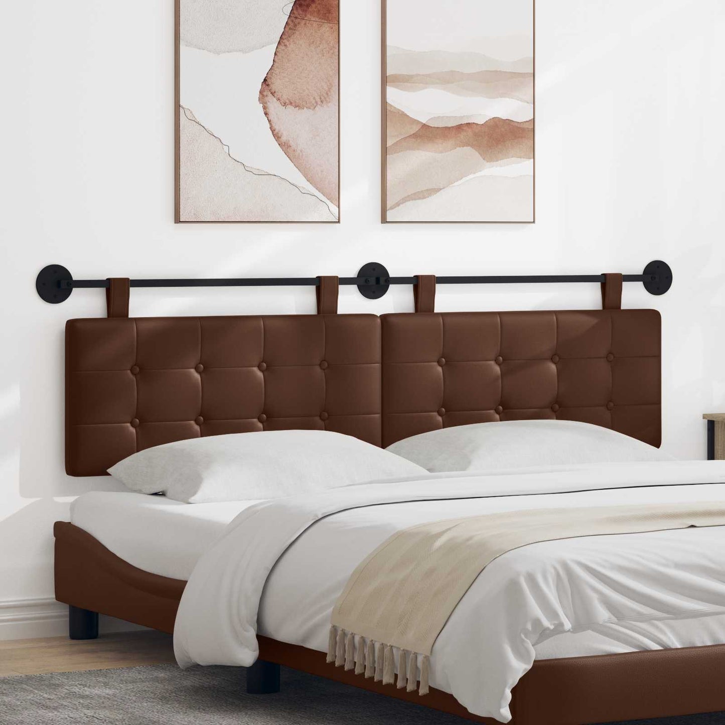 Hangend hoofdbord Kunstleer is nu te koop bij PeponiXL, paradijselijk wonen!