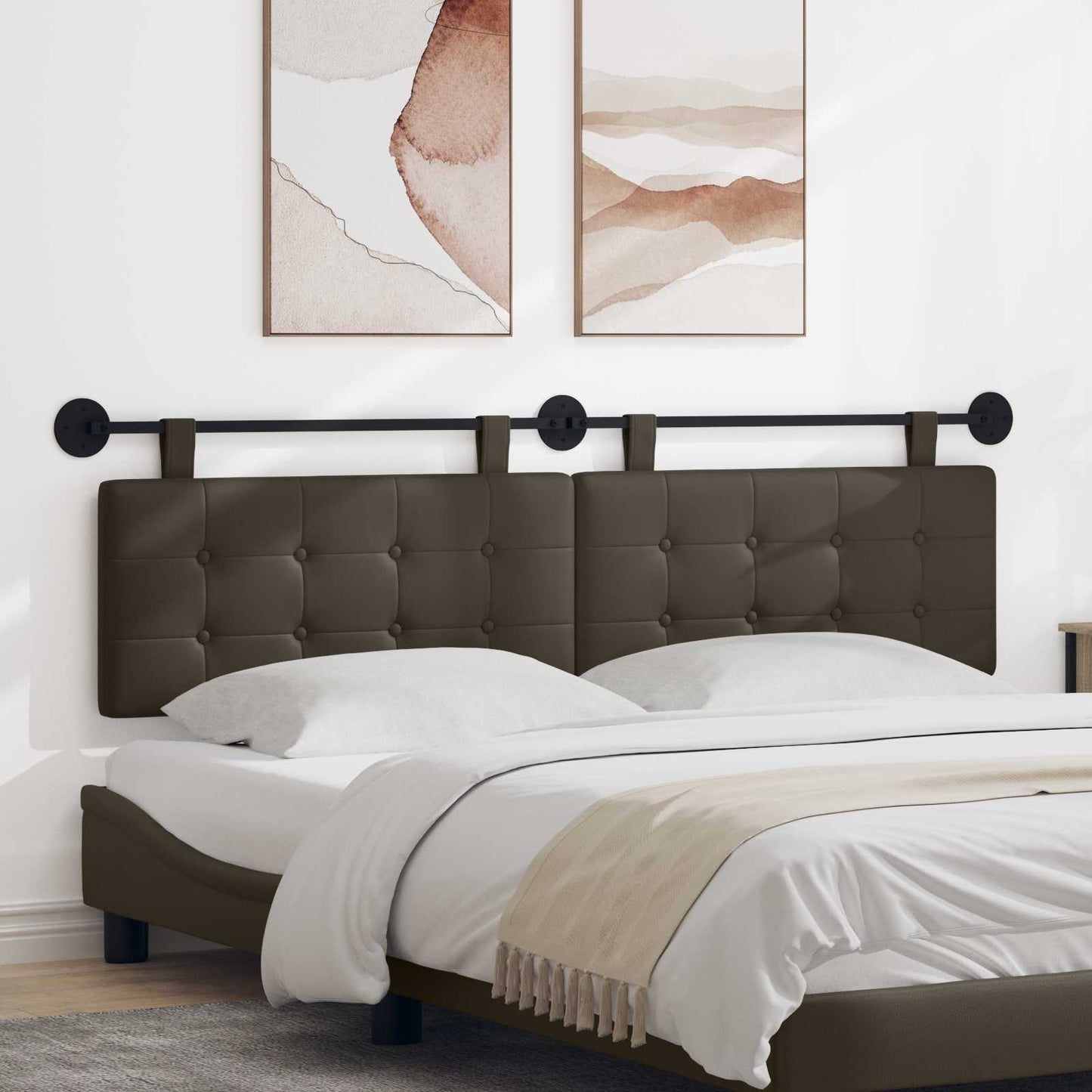 Hangend hoofdbord Kunstleer is nu te koop bij PeponiXL, paradijselijk wonen!