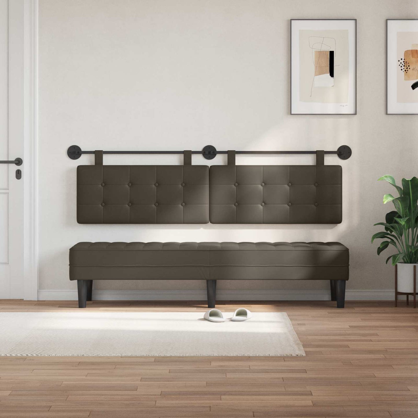 Hangend hoofdbord Kunstleer is nu te koop bij PeponiXL, paradijselijk wonen!