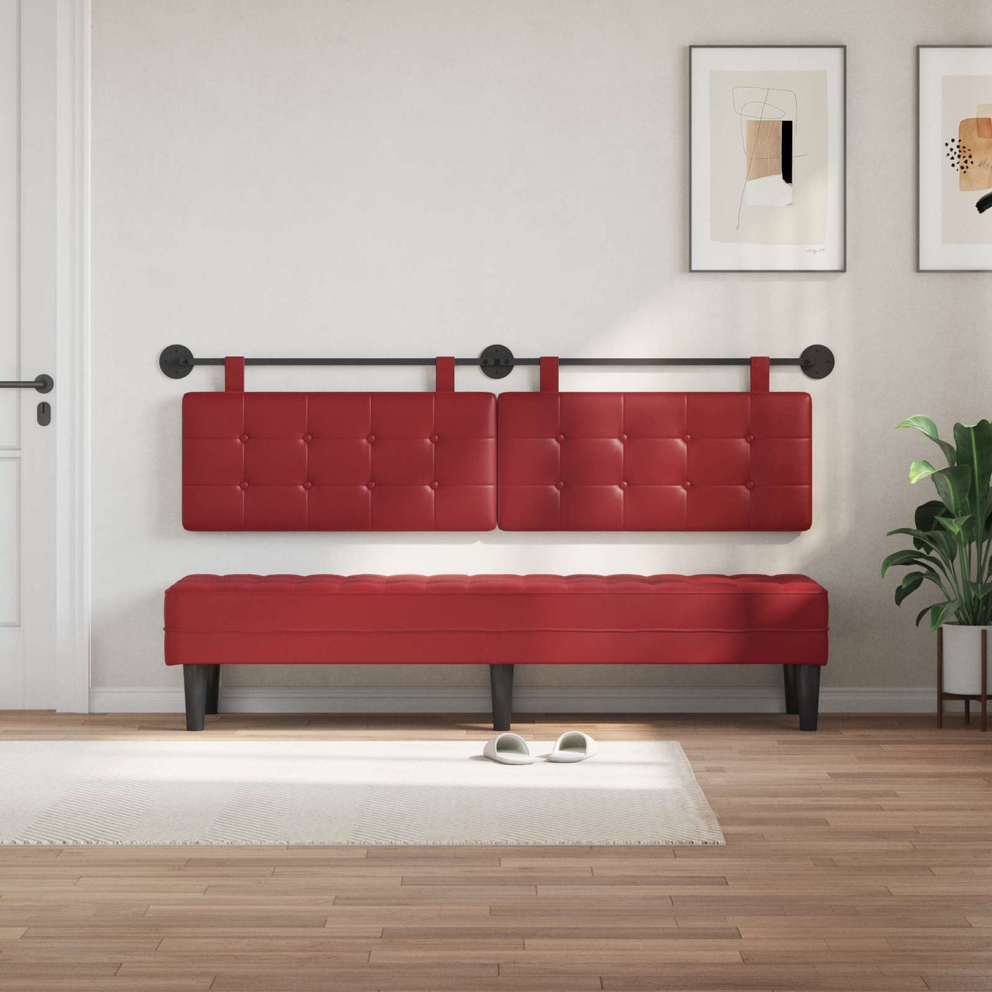 Hangend hoofdbord Kunstleer is nu te koop bij PeponiXL, paradijselijk wonen!