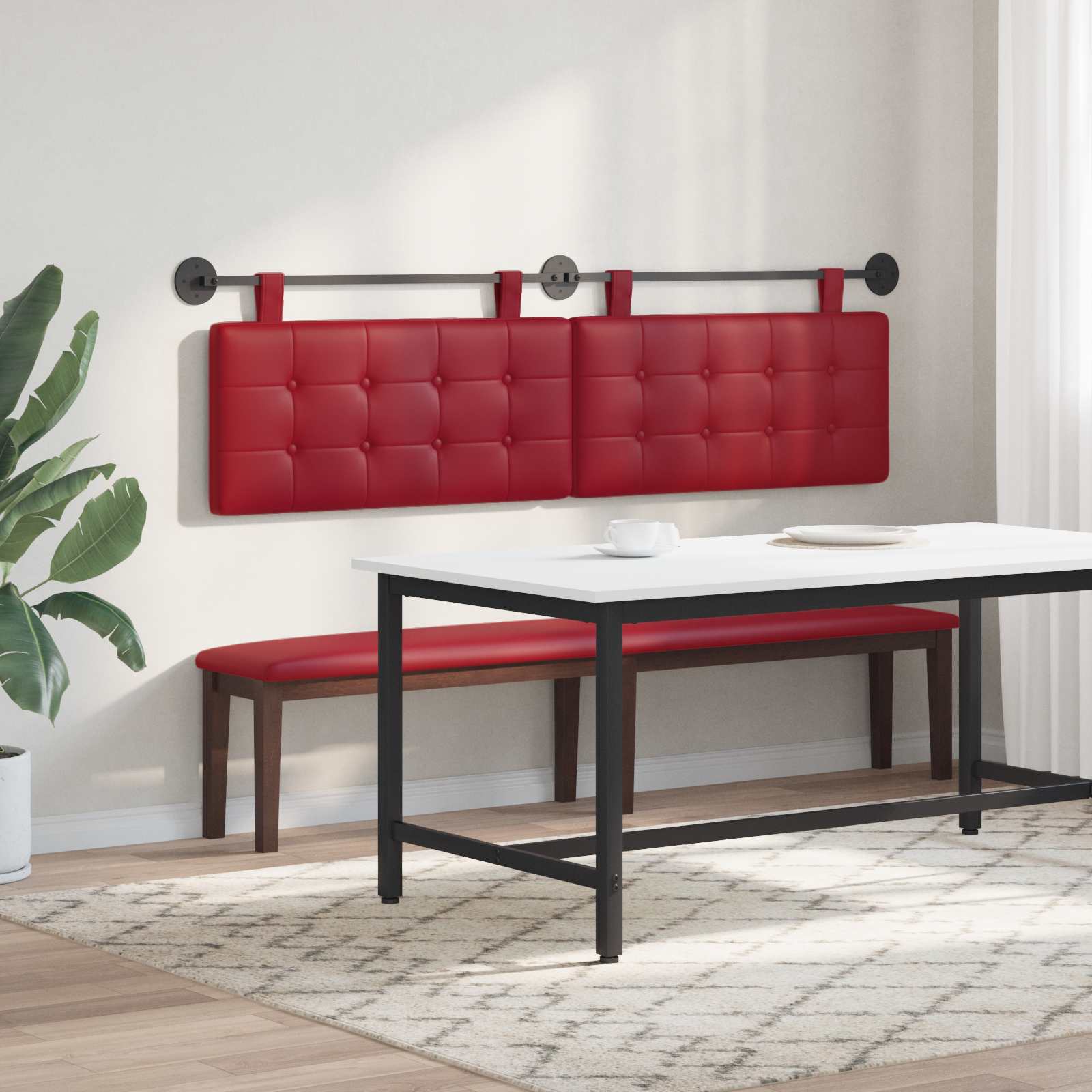 Hangend hoofdbord Kunstleer is nu te koop bij PeponiXL, paradijselijk wonen!