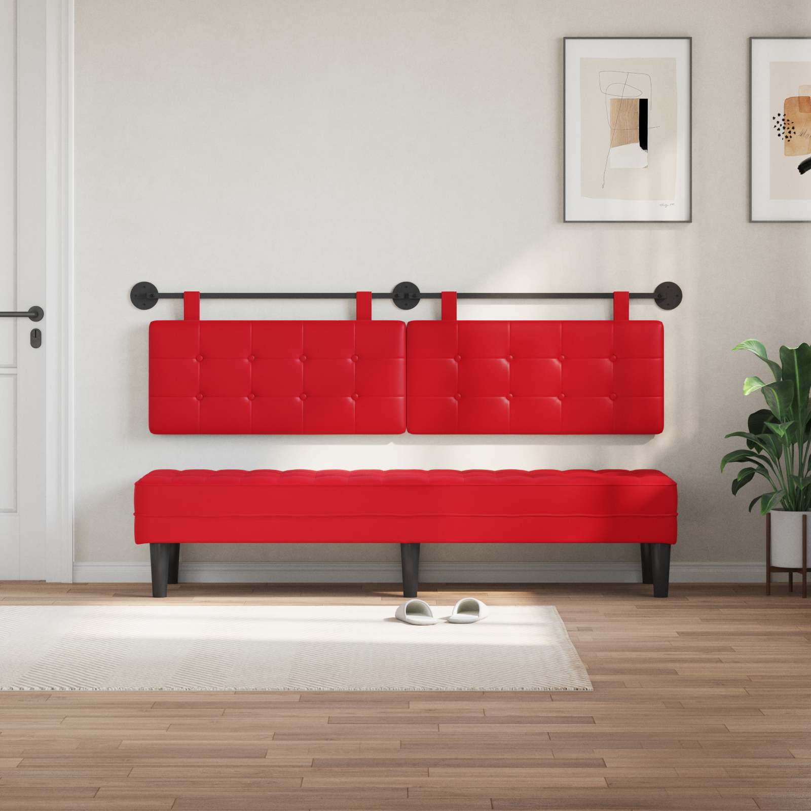 Hangend hoofdbord Kunstleer is nu te koop bij PeponiXL, paradijselijk wonen!