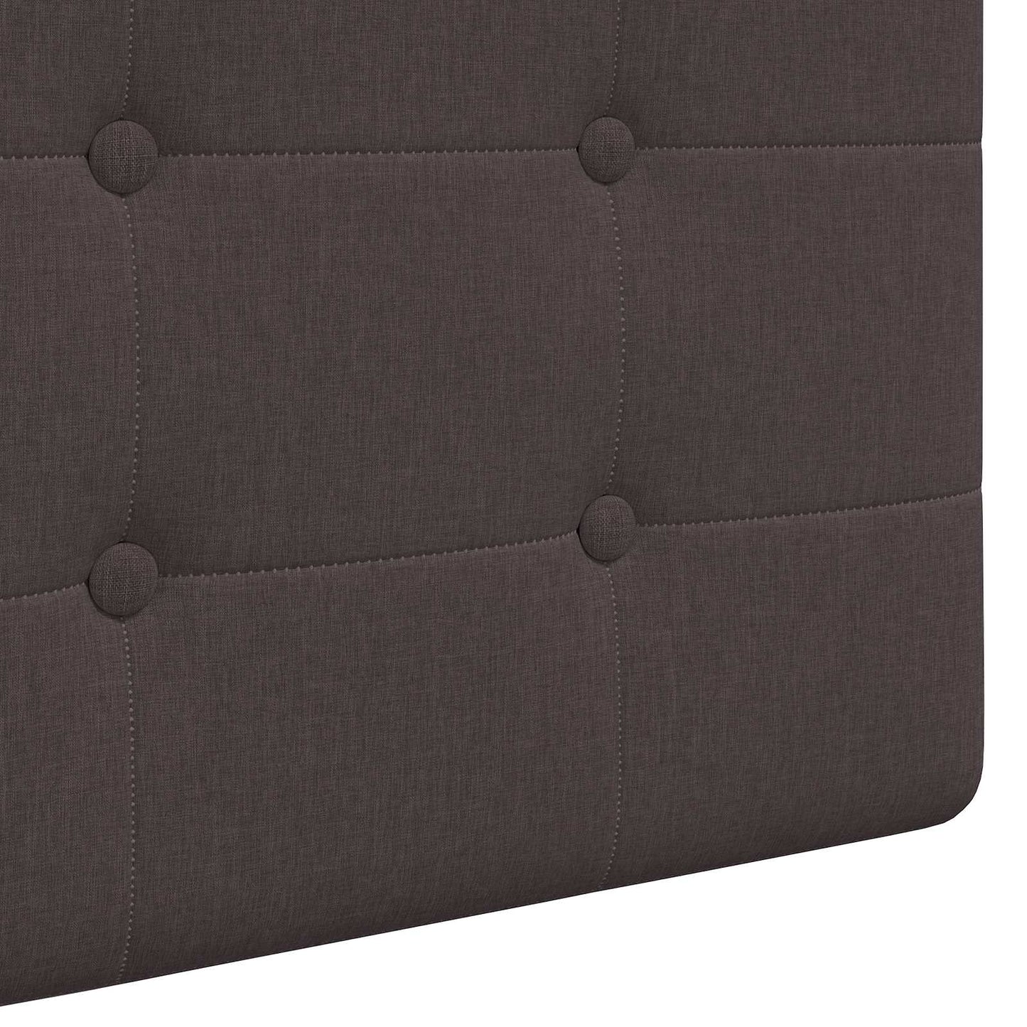 Hangend hoofdbord Donkerbruin Stof is nu te koop bij PeponiXL, paradijselijk wonen!