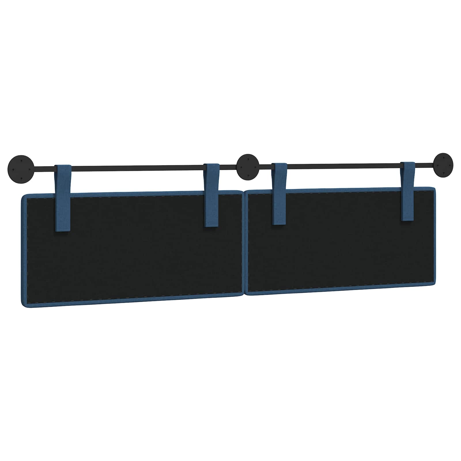 Hangend hoofdbord Blauw Stof is nu te koop bij PeponiXL, paradijselijk wonen!