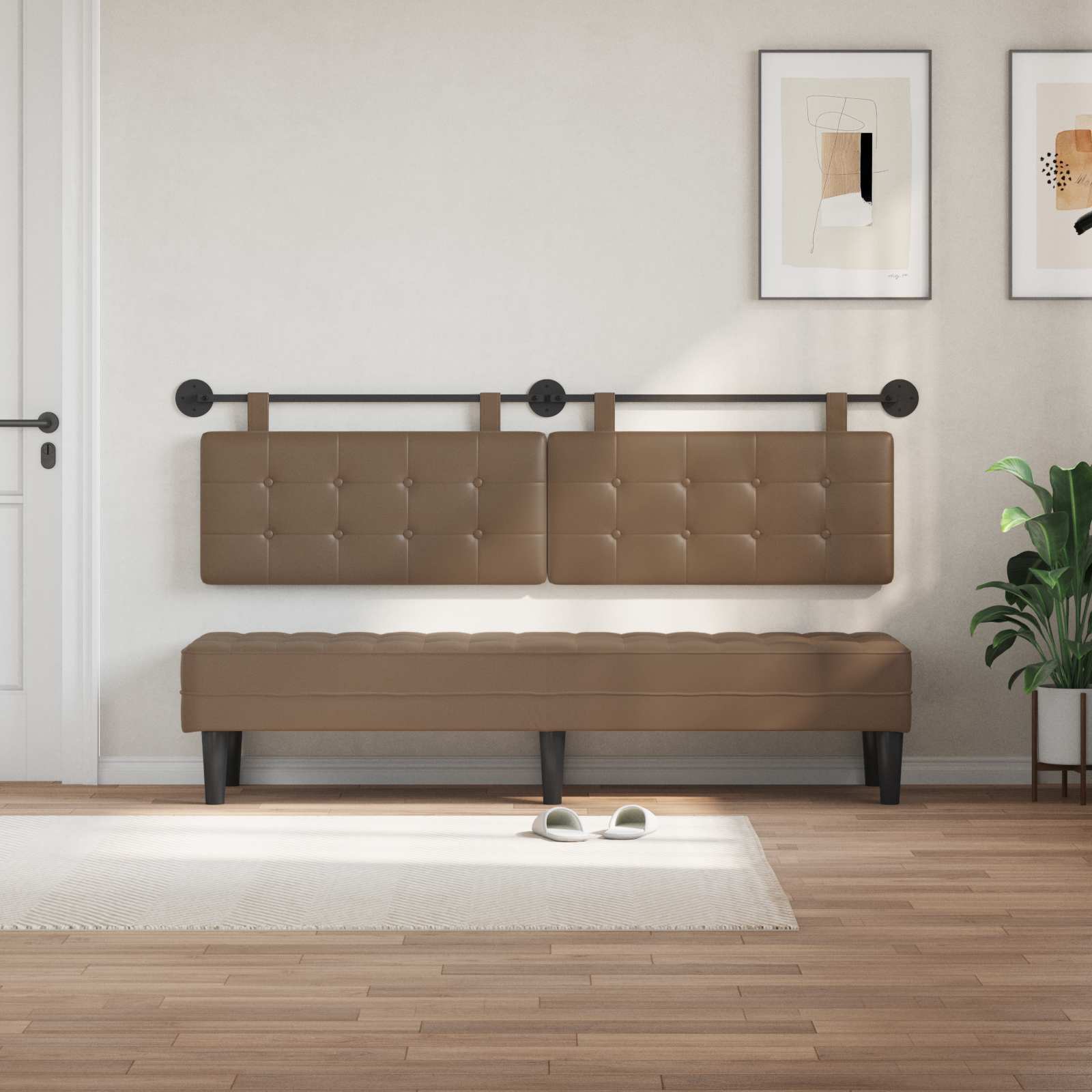 Hangend hoofdbord Kunstleer is nu te koop bij PeponiXL, paradijselijk wonen!