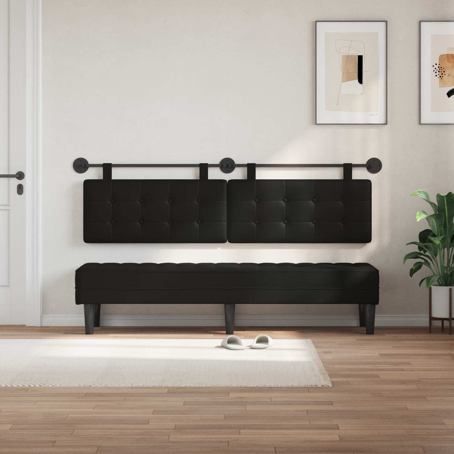 Hangend hoofdbord Kunstleer is nu te koop bij PeponiXL, paradijselijk wonen!