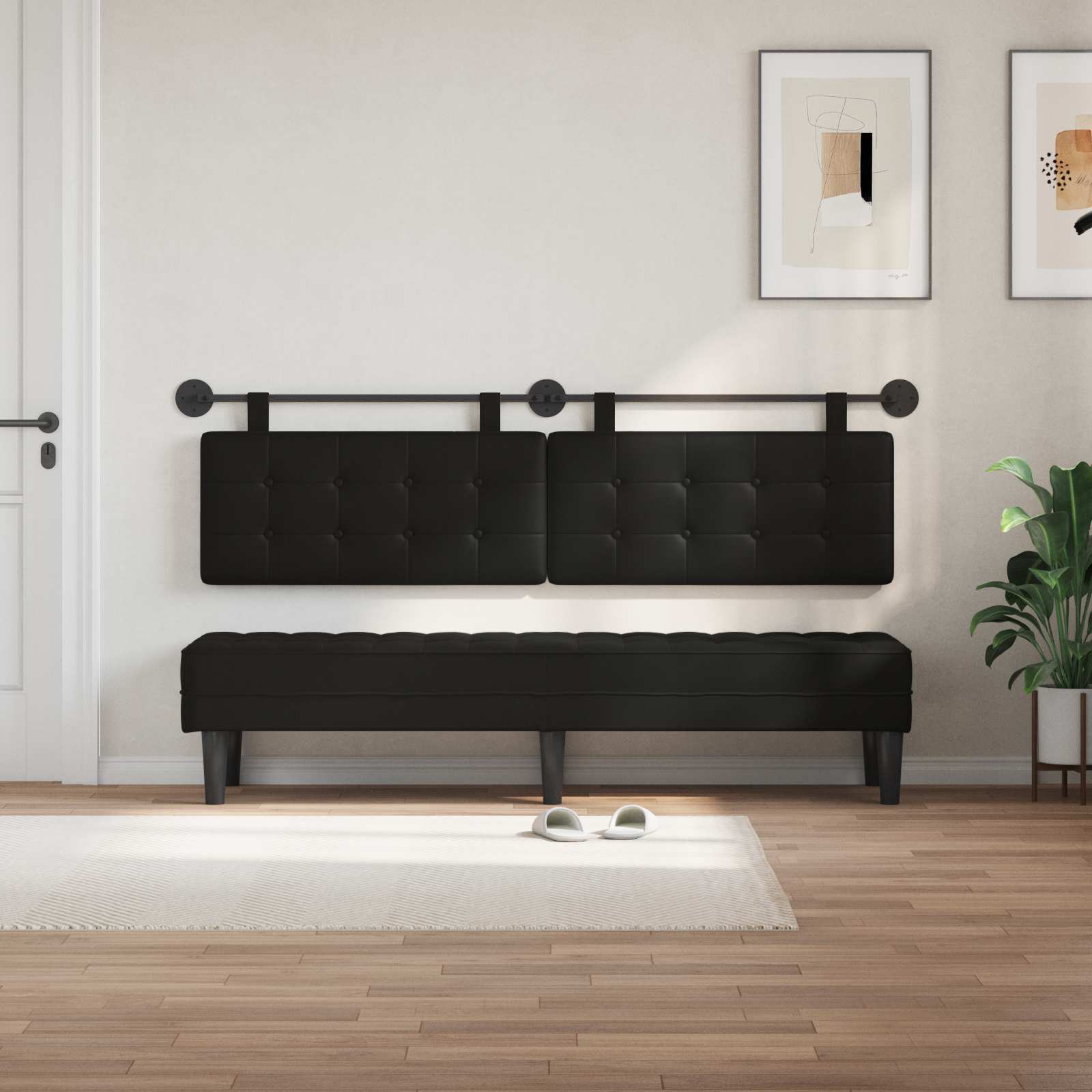 Hangend hoofdbord Kunstleer is nu te koop bij PeponiXL, paradijselijk wonen!