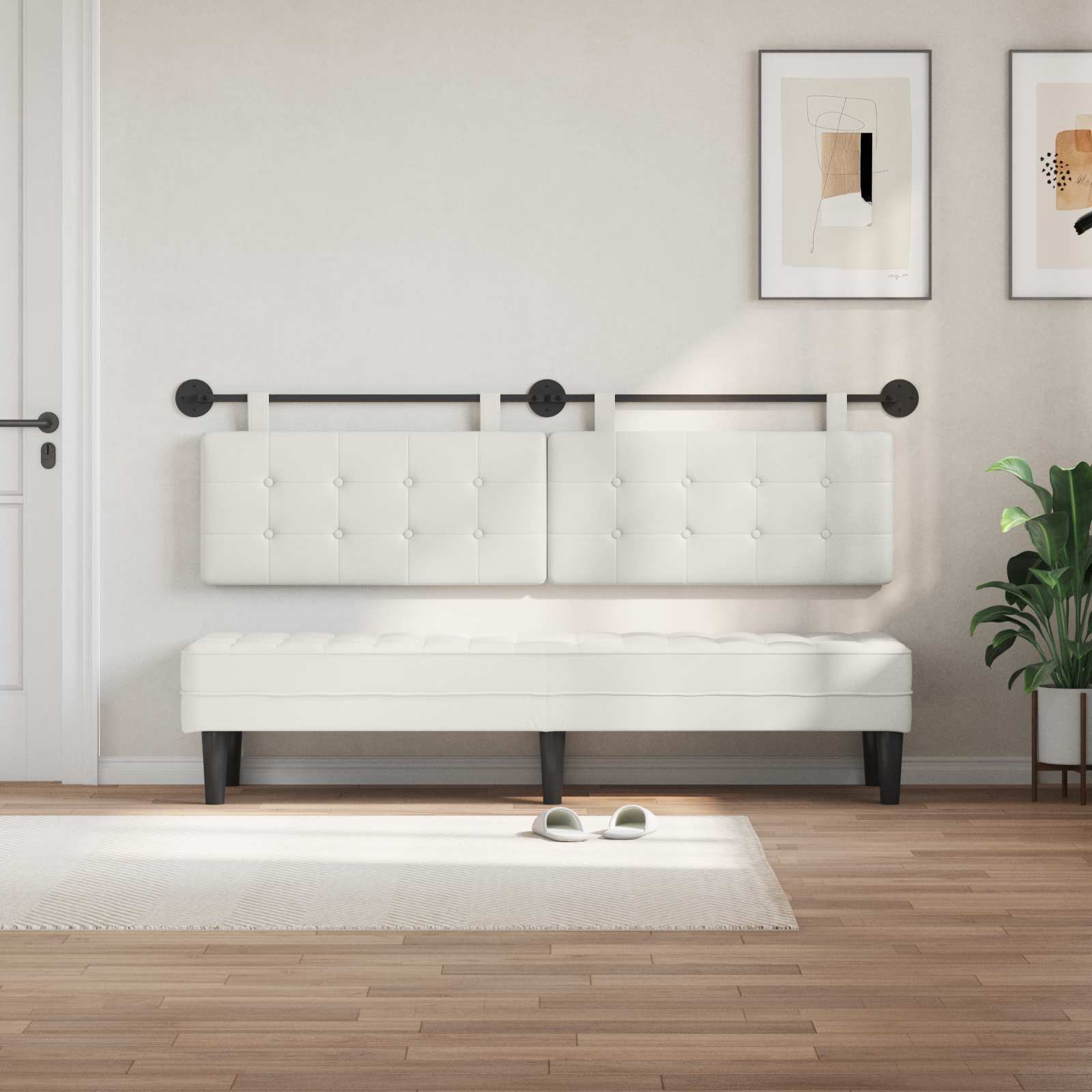 Hangend hoofdbord Kunstleer is nu te koop bij PeponiXL, paradijselijk wonen!